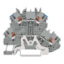 Wago 2200-2218 Doppelstockklemme Drücker Grau