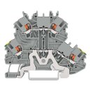 Wago 2200-2227 Doppelstockklemme Drücker Grau