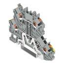 Wago 2200-2227 Doppelstockklemme Drücker Grau