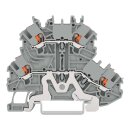 Wago 2200-2228 Doppelstockklemme Drücker Grau