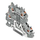 Wago 2200-2228 Doppelstockklemme Drücker Grau
