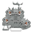 Wago 2200-2231 Doppelstockklemme Drücker Grau
