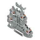 Wago 2200-2231 Doppelstockklemme Drücker Grau