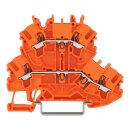 Wago 2200-2236 Doppelstockklemme Drücker Grau
