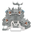 Wago 2200-2248 Doppelstockklemme Drücker Grau