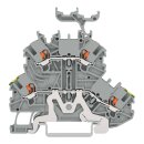 Wago 2200-2257 Doppelstockklemme Drücker Grau