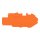 Wago 2216-7792 Abschluss-/Zwischenplatte Orange