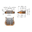 Wago 2231-1116/038-000 Federleiste 1-Leiter Hebel