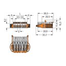 Wago 2721-1106/037-000 Federleiste 1-Leiter Hebel