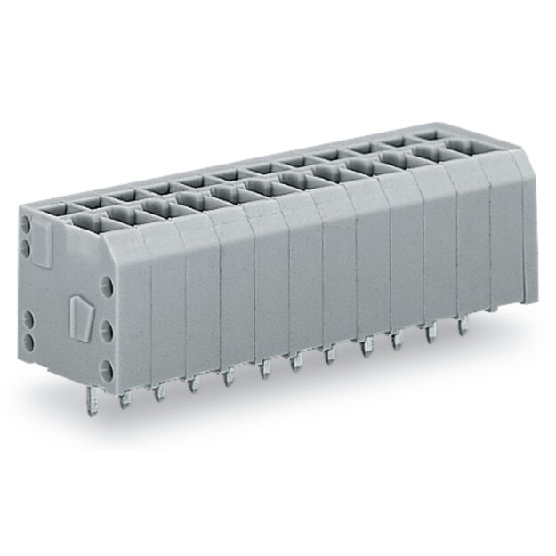 Wago 739-317 Leiterplattenklemme 1,5qmm Grau