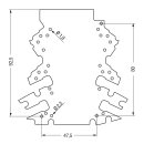 Wago 2857-191/3140-000 Lochrasterplatine Grün