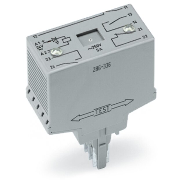 Wago 286-336/001-000 Relaismodul Grau