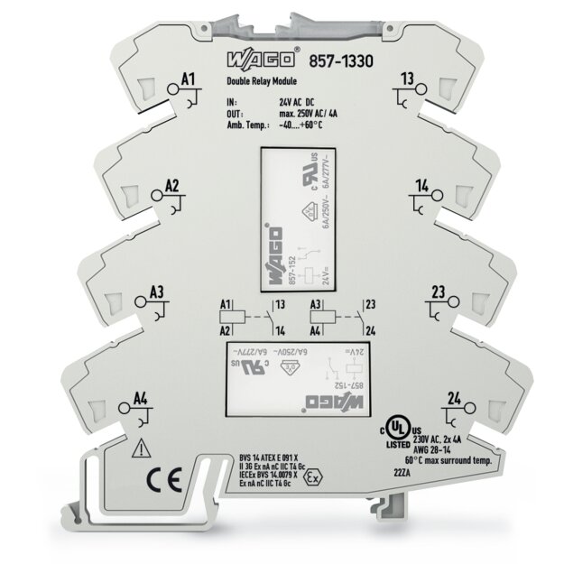 Wago 857-1330 Relaismodul 2-fach