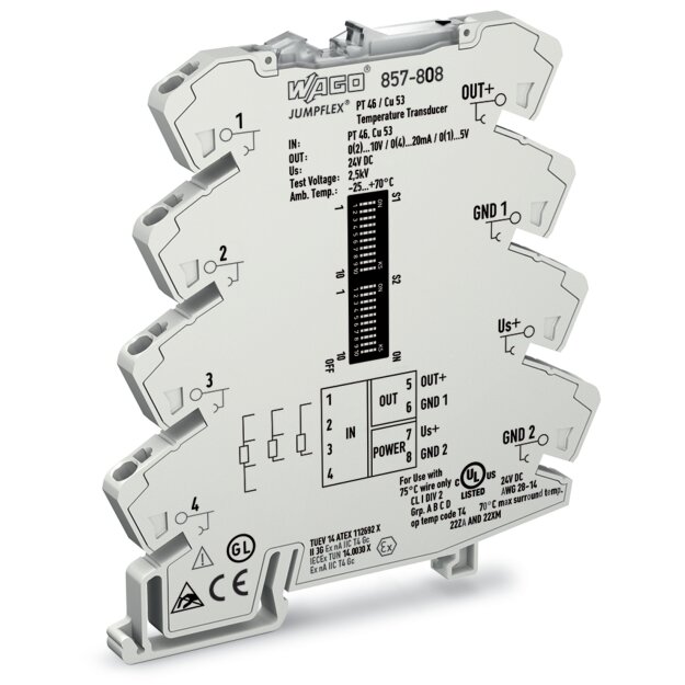 Wago 857-808 Temperaturmessumformer