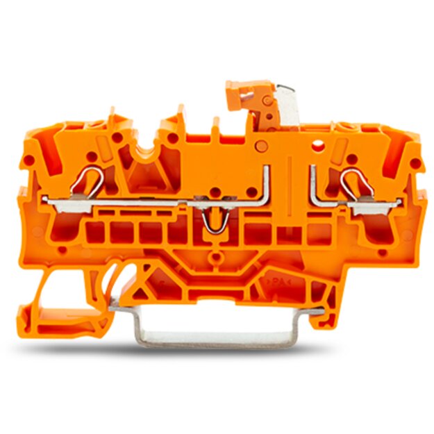 Wago 2002-1672 2L-Trenn- und Messklemme Orange