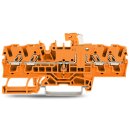 Wago 2002-1872 Trenn-/Messklemme Orange