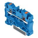 Wago 2204-1204 2-Leiter-Durchgangsklemme Blau