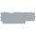 Wago 2002-1591 Abschlussplatte 1mm Grau
