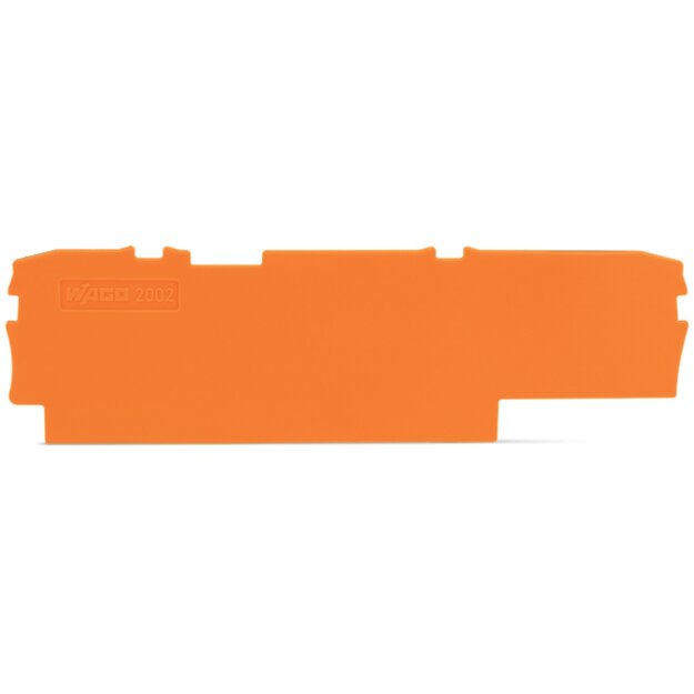 Wago 2002-1592 Abschlussplatte 1mm Orange