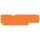 Wago 2002-1592 Abschlussplatte 1mm Orange