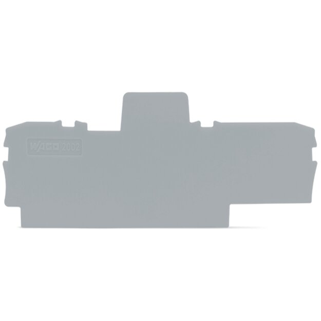 Wago 2002-1593 Trennwand 1mm Grau