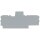 Wago 2002-1593 Trennwand 1mm Grau