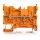 Wago 2022-1602 2-Pin-Basisklemme Orange