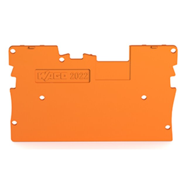 Wago 2022-1692 Abschlussplatte 1mm Orange