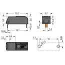 Wago 2061-1621/998-404 THR-Leiterplattenklemme Schwarz