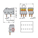 Wago 218-509/000-012 Leiterplattenklemme