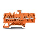 Wago 2202-1772 3Leiter-Trenn- und Messklemme Orange