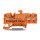 Wago 2202-1772 3Leiter-Trenn- und Messklemme Orange