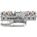 Wago 2202-1802 4-Leiter-Durchgangsklemme Orange