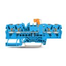 Wago 2202-1874 4-Leiter- Trenn- und Messklemme Blau