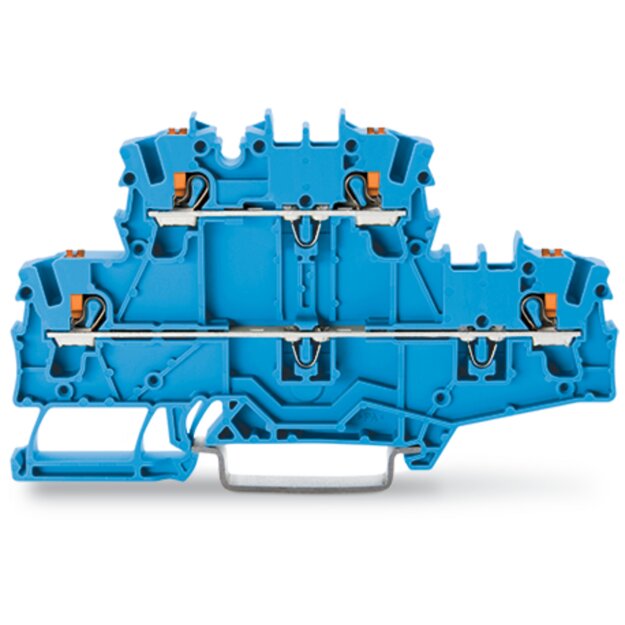 Wago 2202-2704 Doppelstockklemme Blau