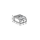 Wago 221-682 COMPACT-Verbindungsklemme Farblos