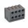 Wago 252-304 2-Leiter-Federleiste Grau