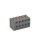 Wago 252-305 2-Leiter-Federleiste Grau
