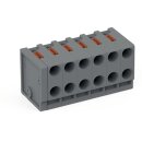 Wago 252-306 2-Leiter-Federleiste Grau