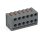 Wago 252-306 2-Leiter-Federleiste Grau