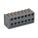Wago 252-307 2-Leiter-Federleiste Grau