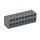 Wago 252-309 2-Leiter-Federleiste Grau