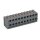 Wago 252-310 2-Leiter-Federleiste Grau