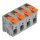 Wago 2606-1354 Leiterplattenklemme Hebel Grau
