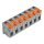 Wago 2606-1357 Leiterplattenklemme Hebel Grau