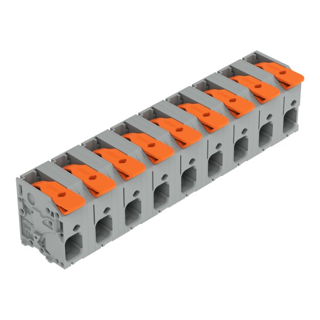 Wago 2606-1359 Leiterplattenklemme Hebel Grau