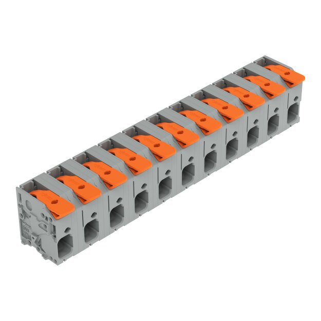 Wago 2606-1361 Leiterplattenklemme Hebel Grau