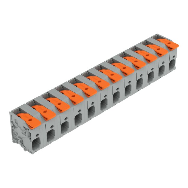 Wago 2606-1362 Leiterplattenklemme Hebel Grau