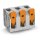 Wago 2606-3353 Leiterplattenklemme Hebel Grau