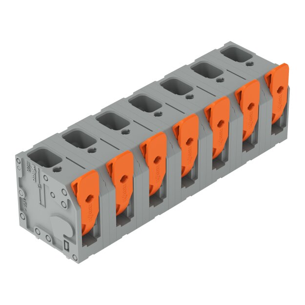 Wago 2606-3357 Leiterplattenklemme Hebel Grau